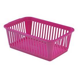 Whitefurze Handy Basket, Plastic, Hot Pink, 30 cm