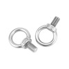 QWORK Shoulder Lifting Ring Eye Bolt, 5 Pack 304 Stainless