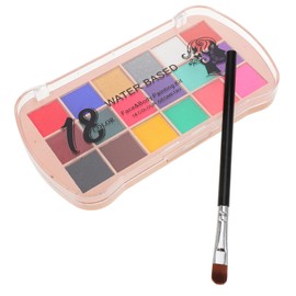 Ipetboom Face Paint Set 18 Colors Water Activated Face Painting Watercolor Blush Cream Festival Pigment Diy Kit