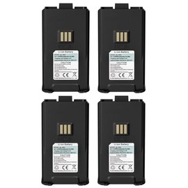 WINDINGTOK 4Packs UV-5RH Two Way Radio Li-ion Battery Type-C 2500mAh 7.4V Compatible with GM-5RH、UV-5G Plus、UV-5RH Pro Max 、K5 Plus Walkie Talkies with Type-C Cable
