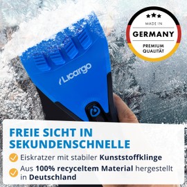 LICARGO® Ice Scraper Car [Made in Germany] - Ice Breaker Made of 100% Recycled Plastic - Durable and Stable - Windscreen Ice Scraper Car - Windscreen Scraper Car Ice Scraper in Premium Quality 2024