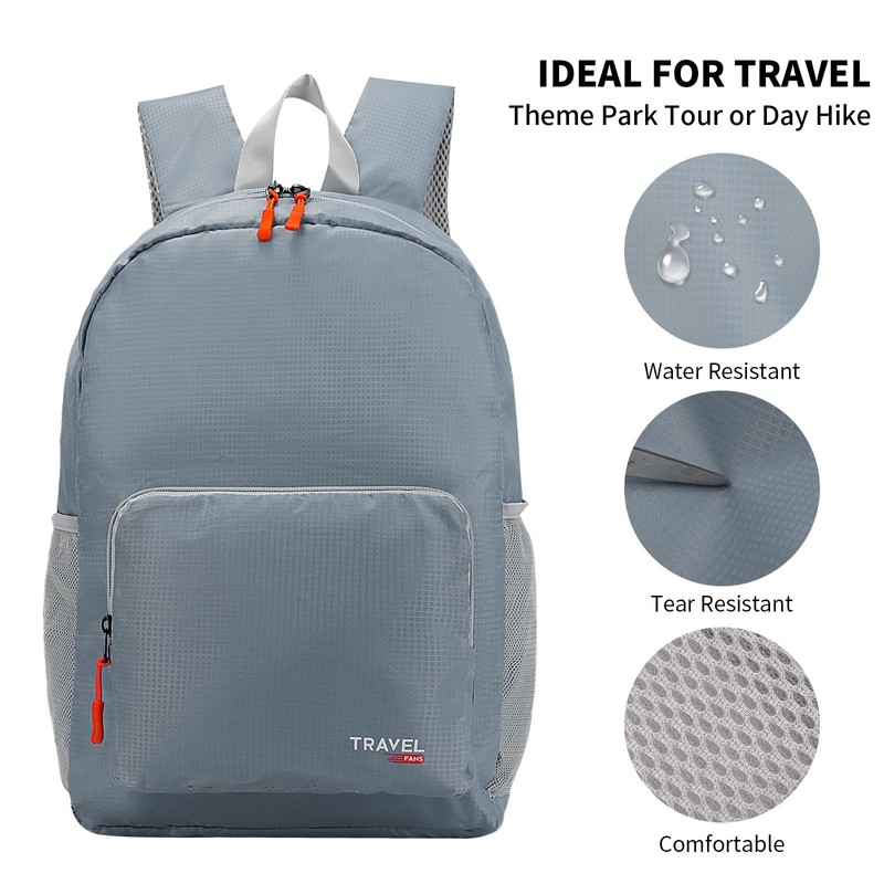 20-35L Lightweight Foldable Backpack, Student Backpack, Small Rucksack Water Resistant