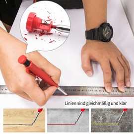 ZenithFast Deep Hole Marker Set, Carpenter's Pencil, 24 Pieces, Deep Hole Marker Pencil, Carpenter, Construction Pencil, Craftsman Pencil, Suitable for Drawing Tools and DIY Carpentry