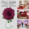 Zzefarmy 1 PCS 42-inch Giant Rose Large Decorative Flower, Wedding