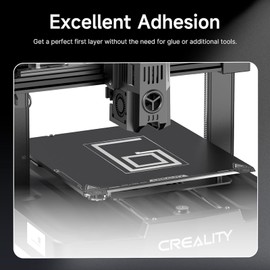 Ender 3 V3 Build Plate, 235mmx235mm 3D Printer Bed Fit for Creality Ender 3/Ender 3 V2/K1/K1C Build Plate/Ender 3 V3/Ender 3 V3 KE/Ender 3 V3 SE/Ender 5 S1/CR 10 SE（Print Area: 220x220mm）