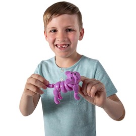 Fun Express Dog Articulated Fidget Toys - 6 Pc