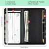 APVDSH Checkbook Cover for Personal Checkbook, Cute PU Leather Check