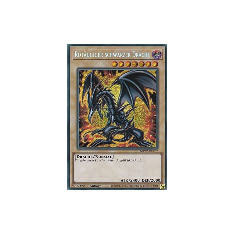 TCG - Red Eyed Black Dragon - Secret Rare -