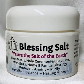 Urban ReLeaf Blessed Holy Dead Sea Salt from Israel for Wedding Ceremony Baptism Church