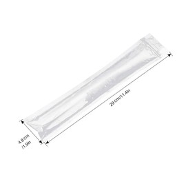 QUINTRA Maker Bags DIY 100pcs/pack Drinks Plastic Popsicles Summer Yogurt Ice Kitchen, Dining & Bar Papa Pass (Clear, One Size)