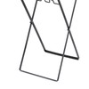 Trash Bag Holder Metal Garbage Bag Holder Portable Outdoor Leaf