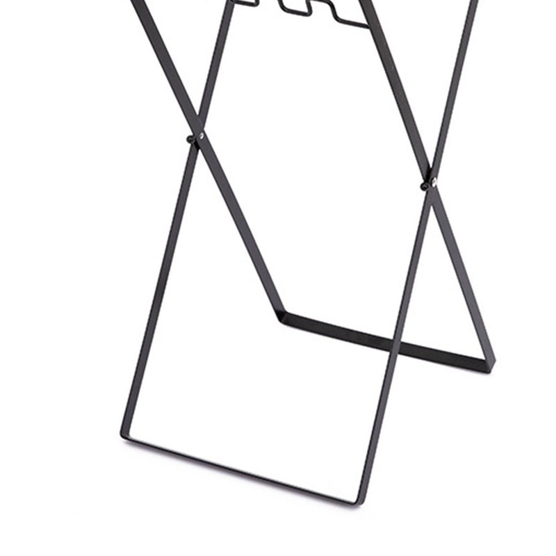 Trash Bag Holder Metal Garbage Bag Holder Portable Outdoor Leaf
