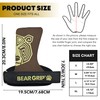 BEAR GRIP - Crossfit Grip (MicroFibre BrownGrey No-Hole, S)