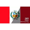 G128 Peru Peruvian Flag 3x5 Ft LiteWeave Pro Series Printed