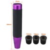 Lunsom 180mm Long Metal Shift Lever Gear Shift Knob PU