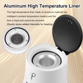 JOJOCOSMO Nail Tool Sterilizer, High-Temperature Sterilizer for Nail Tools, Sterilizer for with Glass Beads, Cleaning Pot Sanitizer for Nail Tools, Nail Sterilizer Machine for Salon