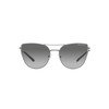 ARMANI EXCHANGE AX2045S Sunglasses, SHINY GUNMETAL FRAME / GRADIENT GREY
