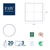 Paw Lunch Napkin Pack of 20, Coast, 33 x 33