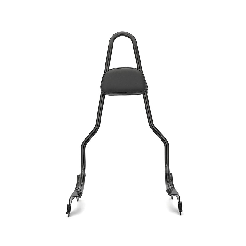 Wsays 22.25" Tall Sissy Bar One-Piece Passenger Backrest w/Pad Detach