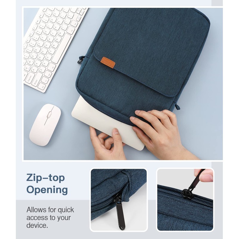 MoKo 13.3-14 Inch Laptop Sleeve Bag Fits Macbook Pro 13"