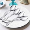 Dinner Spoons Set of 12, E-far 7.9 Inch Stainless Steel