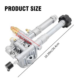Vkinman AR42940 Aluminum Pressure Washer Pump Head Replacement for RMV2.5G24 RMW2G24 RMW2.2G24 RMW2.2G24-EZ RMW2.2G24-EZ-SX SRMW22G26