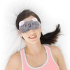 LHKJ Cute Animal Fluffy Sleeping Eye Mask, Soft Plush Blindfold