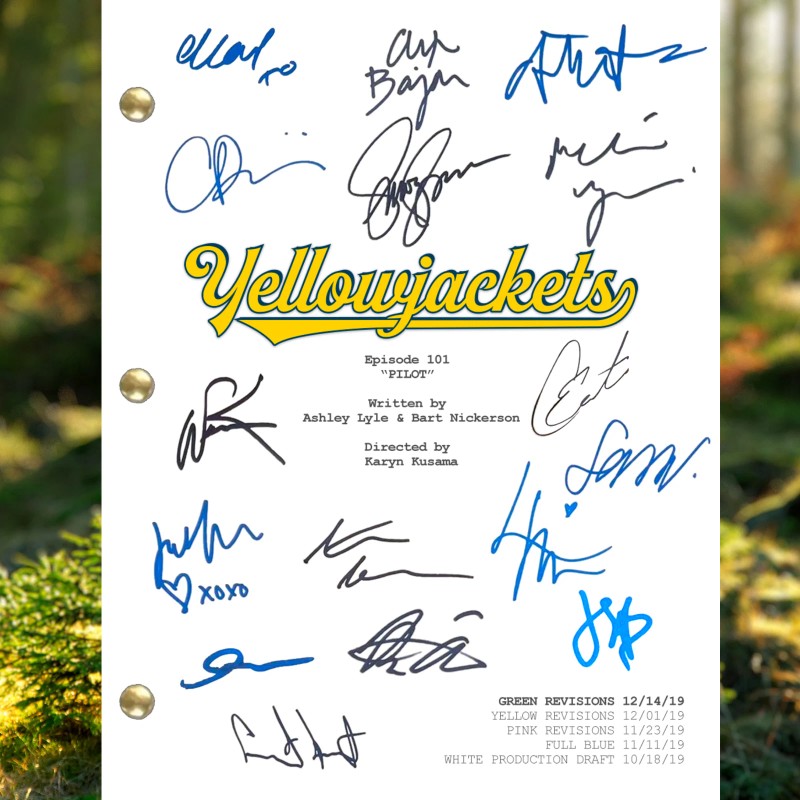 Yellowjackets Pilot Script Autograph, Signed Reprints- Yellowjackets Screenplay