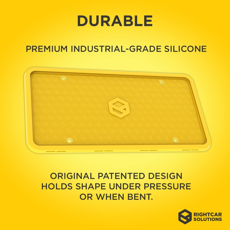 Rightcar Solutions Silicone License Plate Frame | The Original Premium