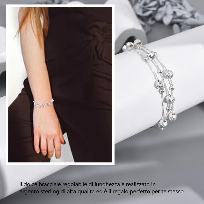 CheersLife Friendship Bracelets Women's Bracelet 925 Silver Best Friend Bracelet