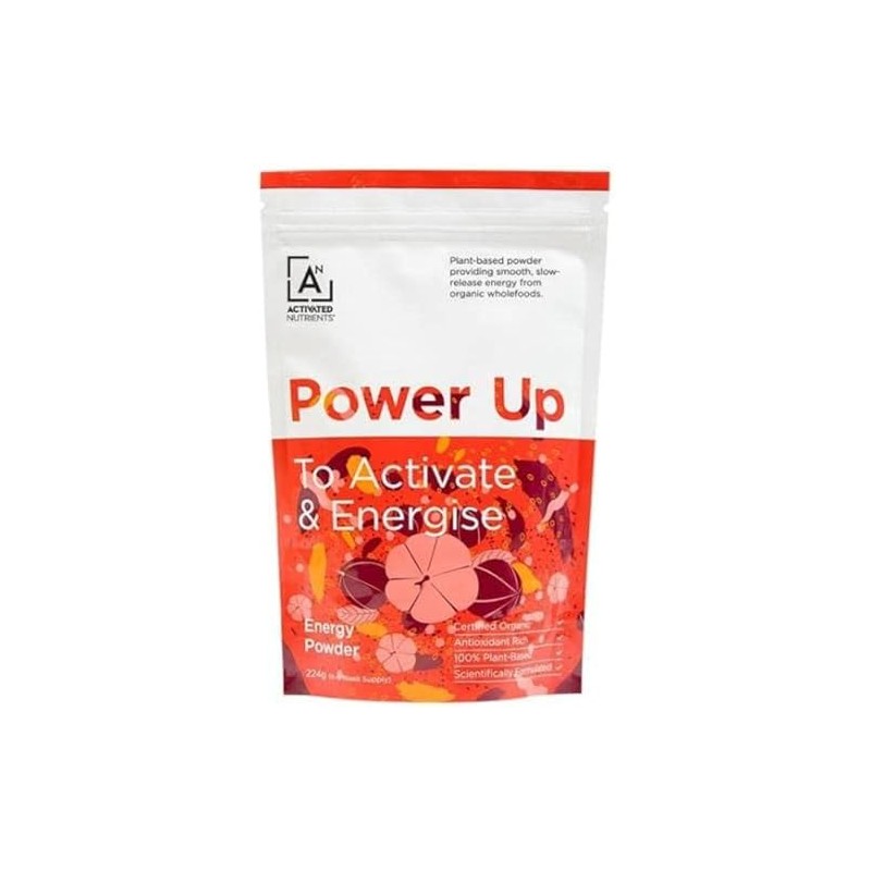Activated Nutrients Power Up Energy Powder 224 g