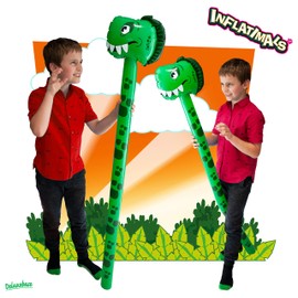 Inflatimals - T-Rex from Deluxebase. Giant Inflatable Dinosaur Blow Up Toy. Perfect inflatable dino party gifts or party decorations for kids