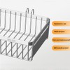 kaileyouxiangongsi 304 Stainless Steel Utensil Drying Rack/Chopsticks/Spoon/Fork/Knife Drainer Basket Flatware