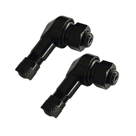 2 x Motorcycle Aluminium Angle Valves Black Angle Valves Angle Valves Motorcycle Valves 8.3 mm Valves for Angle Valve Motorcycle Tyre Valves with 90 Degree for Easy Installation and Perfect Fit for Many Different Items