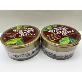 Trader Joe's 2 Packs Trader Joe's Coconut Body Butter Coconut Oil & Shea Butter 8 oz Each