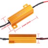 Aaron 4Pcs 50W 6ohm Load Resistors - Fix LED Bulb