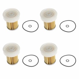 hjsiutv 4X Fuel Filter with O-Ring for Kubota L3200 L3400 L2501 L2800 L3200 L3700 L3800