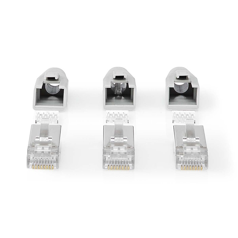 NEDIS CCBW89380GY RJ45 Connector | RJ45 Pass Through | Fixed/Stranded