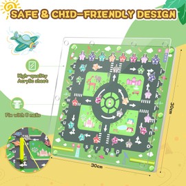 Montessori Toys for Alphabet Learning, Sensory Toys for Autism, Wooden Maze Puzzle Board, Learning Resources Toddler Activities. Gifts for 3 4 5 Year Old Boys Girls