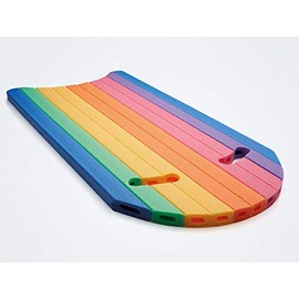 Comfy Twin Swim Float with 2 Handles in Rainbow Colours