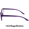 Birdz Eyewear BPA Free Non Carcinogenic Readers Purple Frame with
