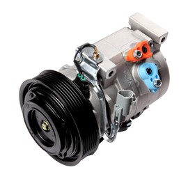 Air Conditioning Compressor with A/C Clutch Compatible with 2002-2006 for Toyota Camry 2.4L AC Compressor Kit for 10345070