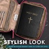 ELIZO Leather Large Bible Cases for Woman - Leather Bible