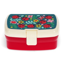 Rex London Lunch Box with Removable Compartment Ladybird Ladybird Snack Fruit Container Box