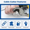 Cable Cutter Heavy Duty Wire Cutting Tool Shears for Aluminum,