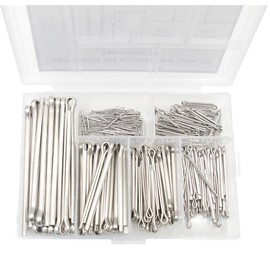 HVAZI 335PCS 304 Stainless Steel Cotter Pin Assortment Kit
