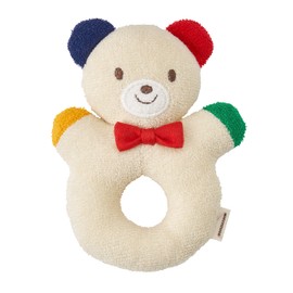 Miki House 46-1292-497 Rattle Animal Nigiri, Made in Japan, Baby Toy, Baby Toy, Boys and Girls, Baby, Kids, Baby Shower, Gift