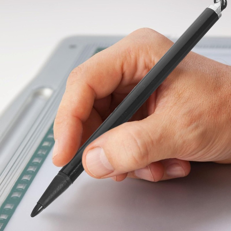 OSALADI 3pcs Capacitive Stylus Pens with Anti-Loss Spring Rope Portable