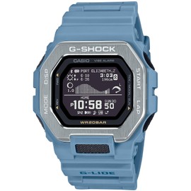 Casio G-LIDE GBX-100 Wristwatch, Biomass Plastic, blue