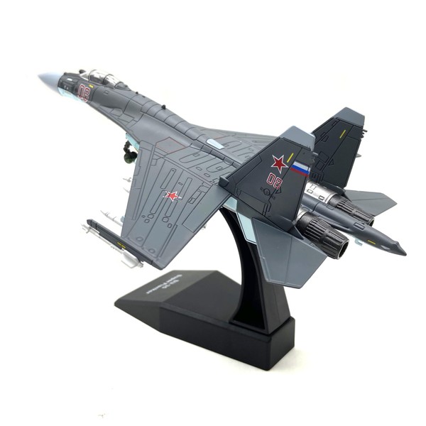 Enatuhter SU-35 Fighter Aircraft Model, 1:72 Scale Diecast Military Plane,
